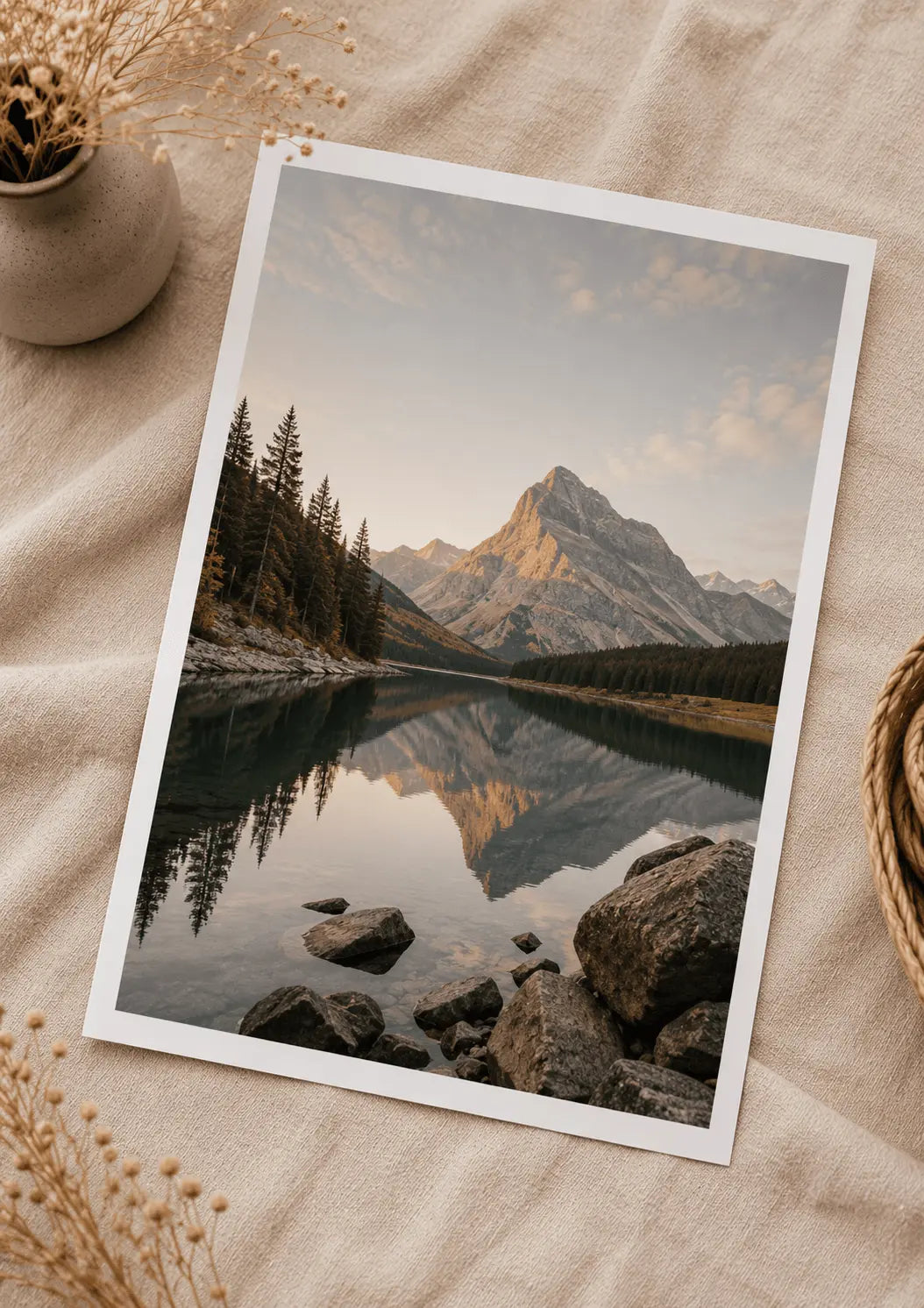 Premium A4 Veggkunst Print 21 × 29 Glossy - Dara Foto